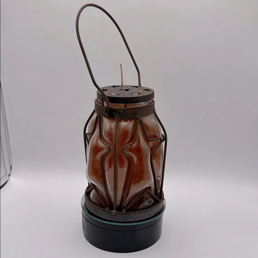 keeper of the light candle Rustic Brown Lantern Candle in Holder cheerful giver